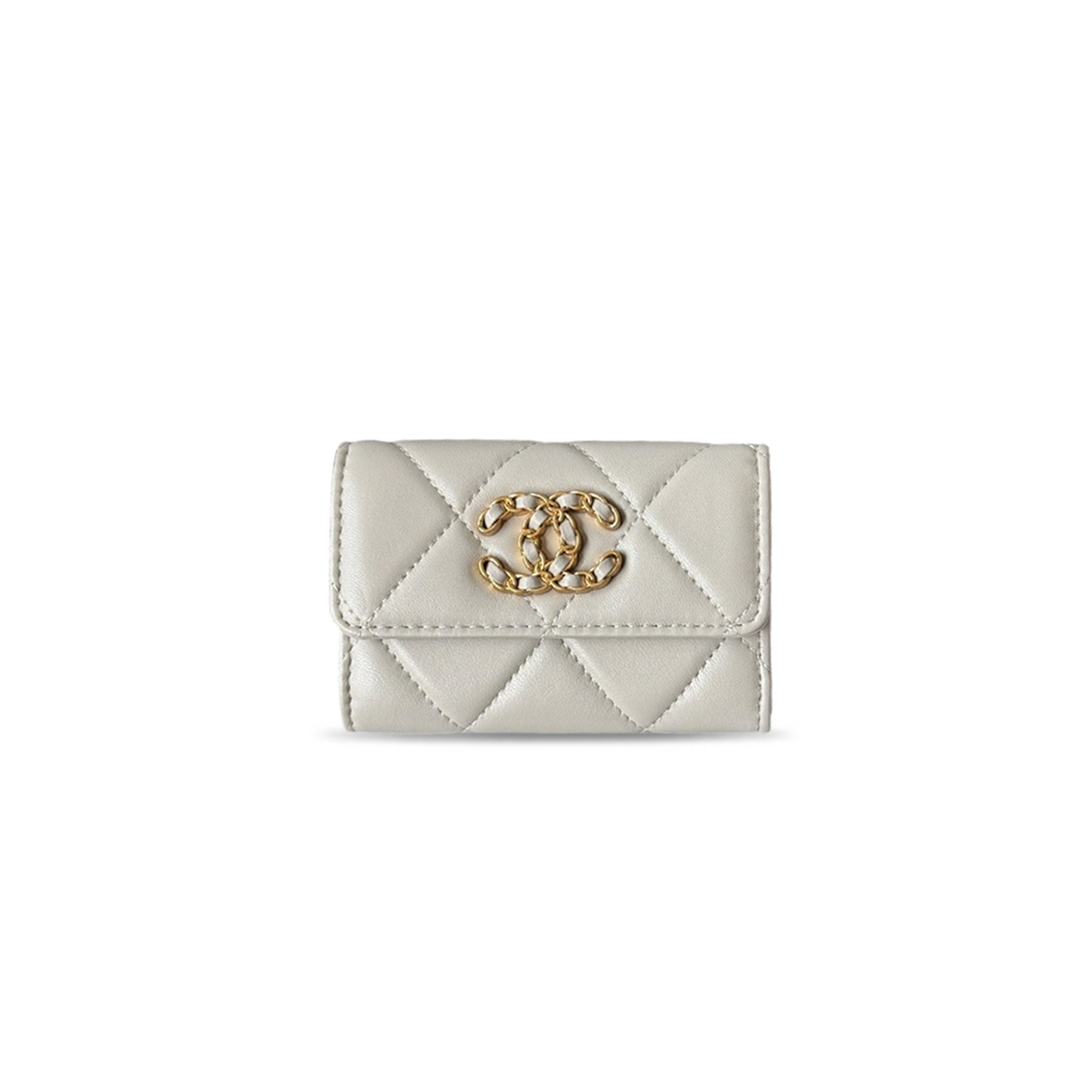 Ch**el 19 flap card holder ap1790 (11.3*7.5*2cm)
